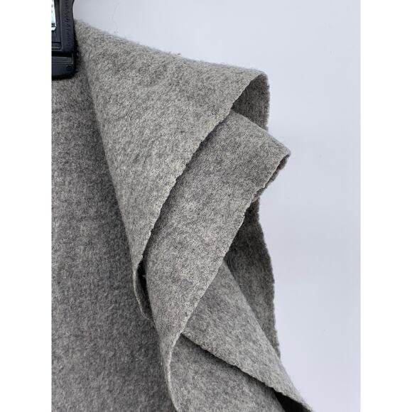 UNBRANDED Women's Charcoal Gray Soft Knit Fringe Wrap Scarf SZ OS - Picture 5 of 10